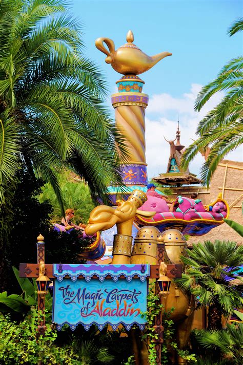 From Fantasy to Reality: Experiencing Aladdin's Magic Carpet Ride in Disney Parks